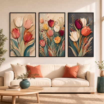 Tulipas Moderno - ambiente decorado NOXHome