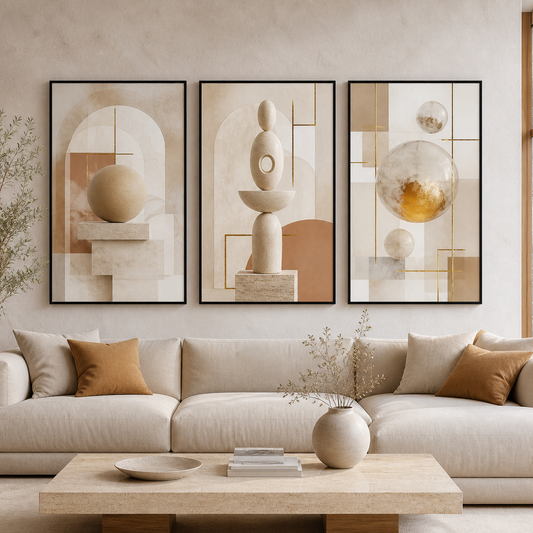 Abstrato Escultural - ambiente decorado NOXHome