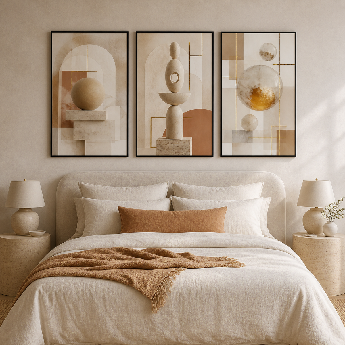 Abstrato Escultural - ambiente decorado NOXHome