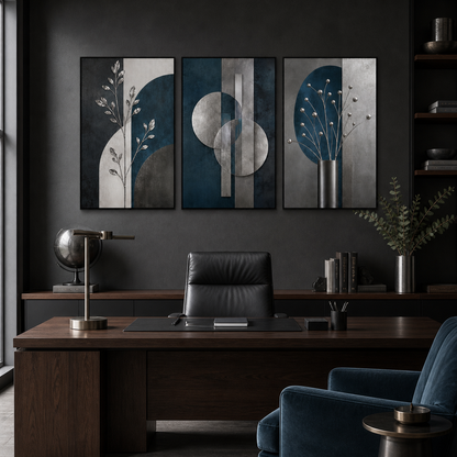 Botânico Geométrico - ambiente decorado NOXHome
