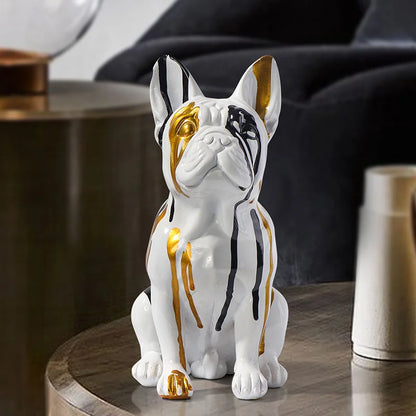 Buldogue Francês Resina Aquarela NOXHome