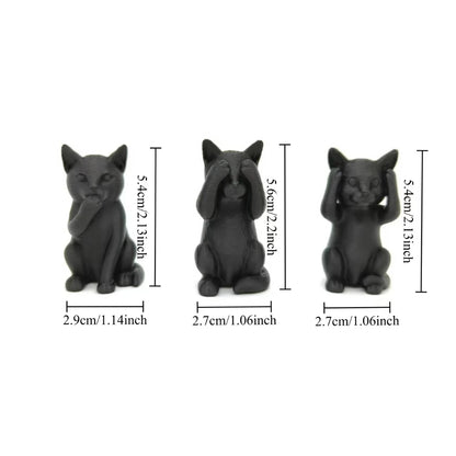 Gatos 3 Sábios Mármore NOXHome