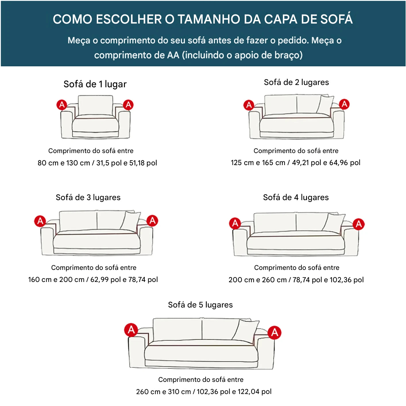 Capa de Sofá Jacquard 160g Inverno NOXHome