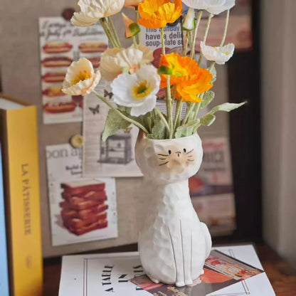 Vaso Gato Siamês Resina NOXHome
