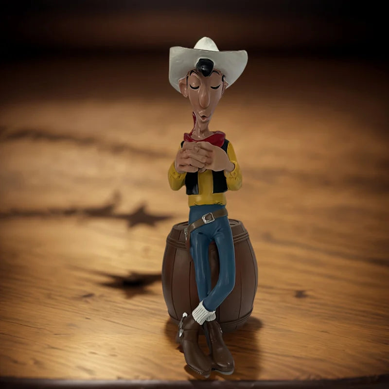 Estátua Cowboy Cofre Resina NOXHome