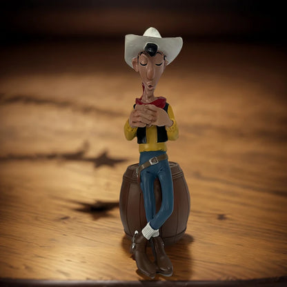 Estátua Cowboy Cofre Resina NOXHome