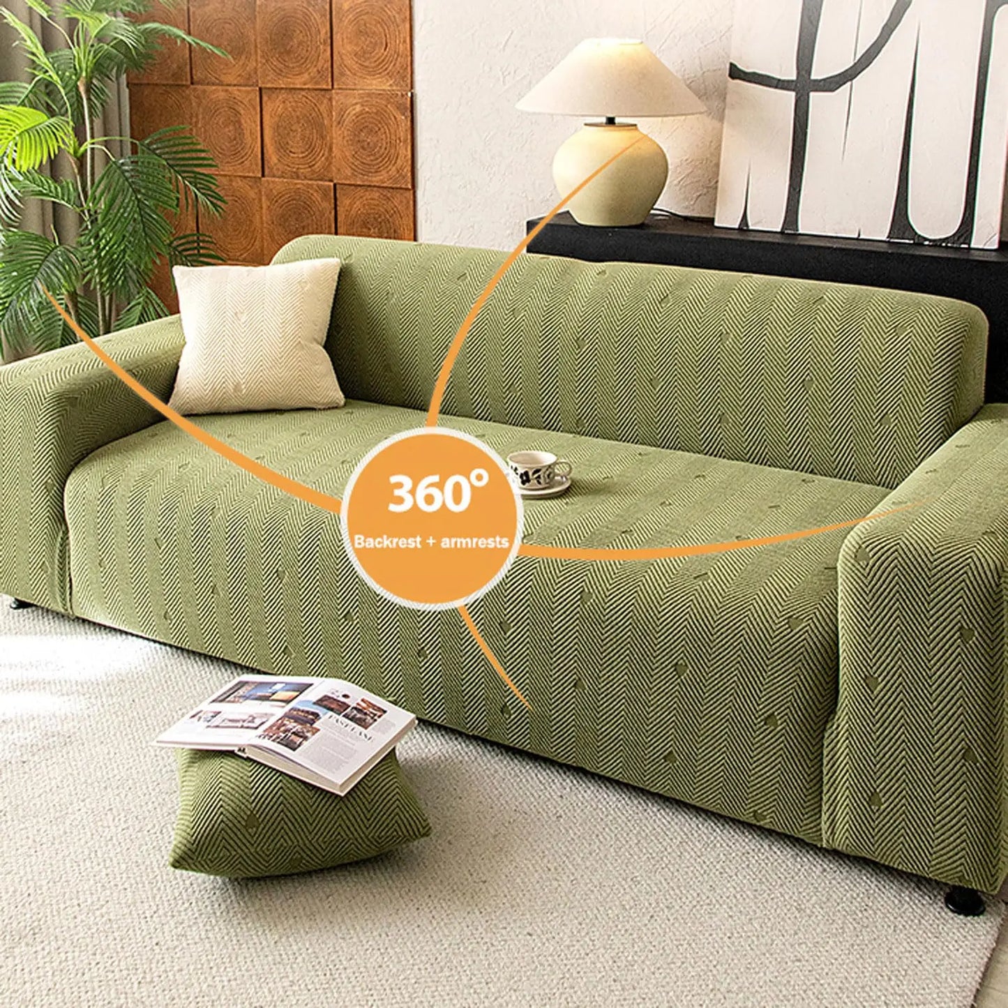 Capa de Sofá Veludo 500g Anti Pilling NOXHome