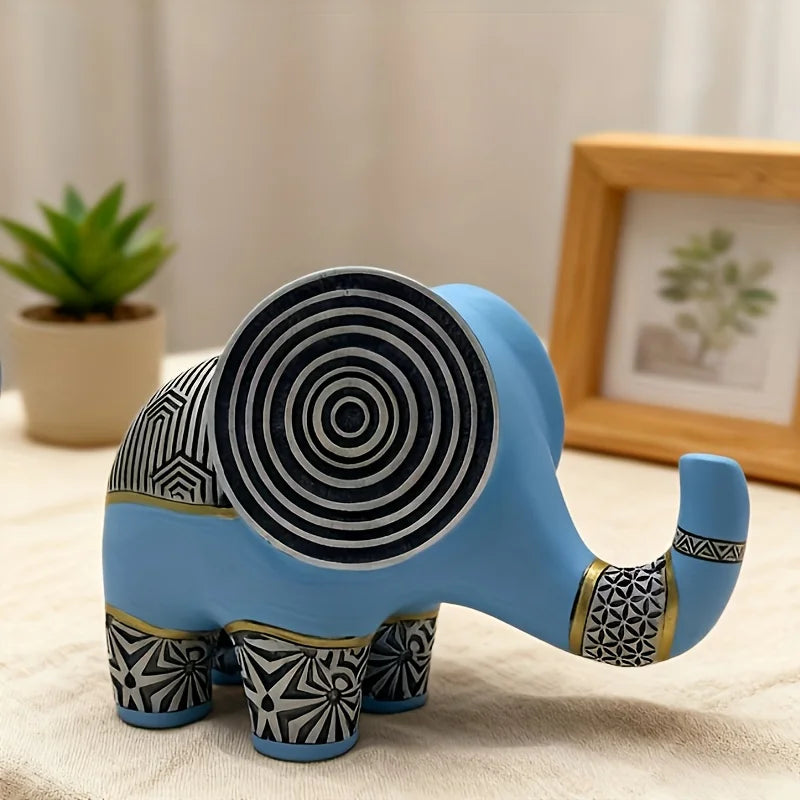 Elefante Resina Fosco Azul NOXHome