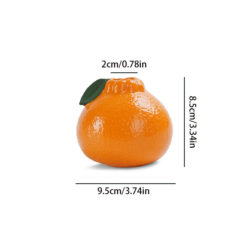 Vaso Cerâmico Laranja Fruta NOXHome