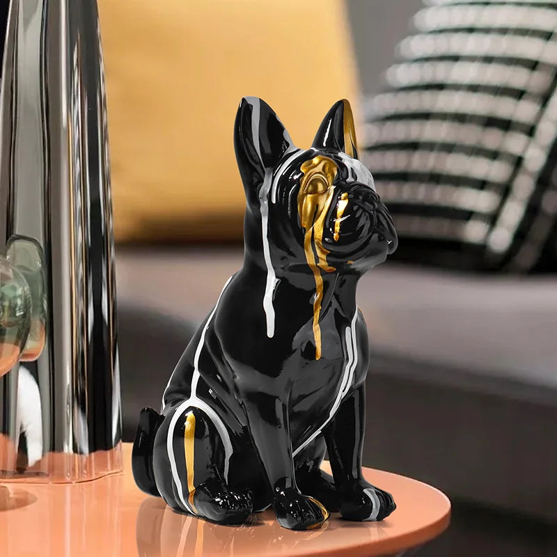 Buldogue Francês Resina Aquarela NOXHome