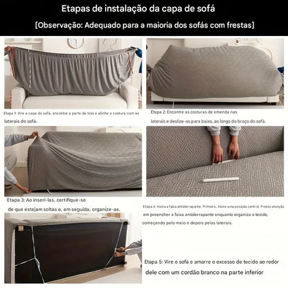 Capa de Sofá Jacquard 160g Inverno NOXHome
