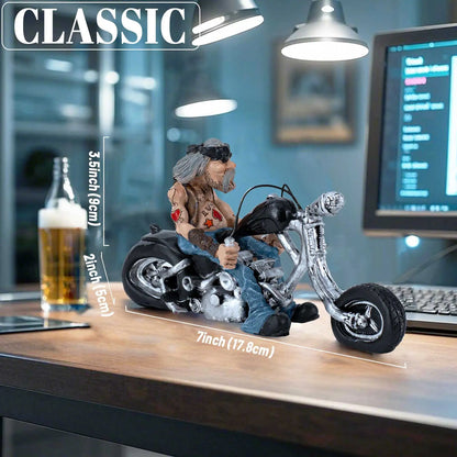 Escultura Motociclista Resina NOXHome
