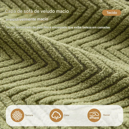 Capa de Sofá Veludo 500g Anti Pilling NOXHome