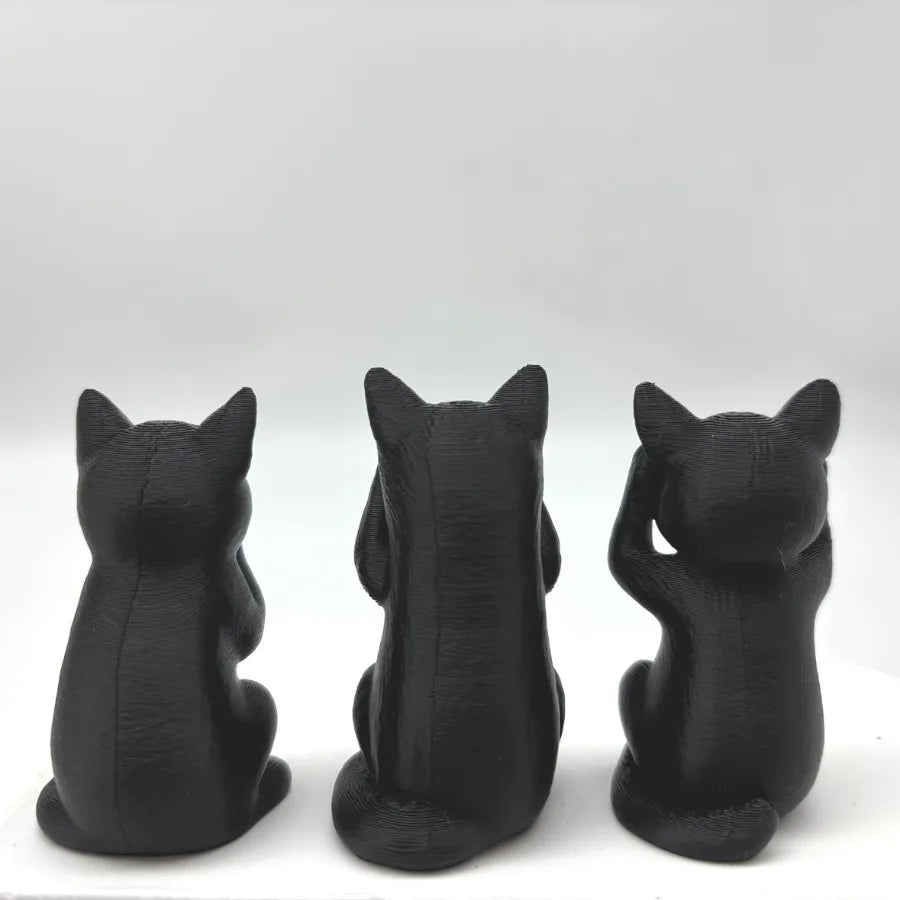 Gatos 3 Sábios Mármore NOXHome