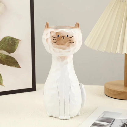 Vaso Gato Siamês Resina NOXHome