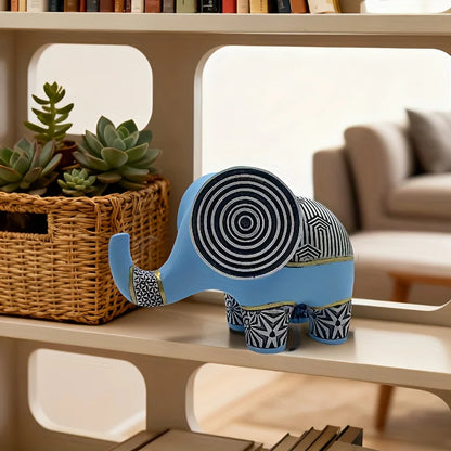 Elefante Resina Fosco Azul NOXHome