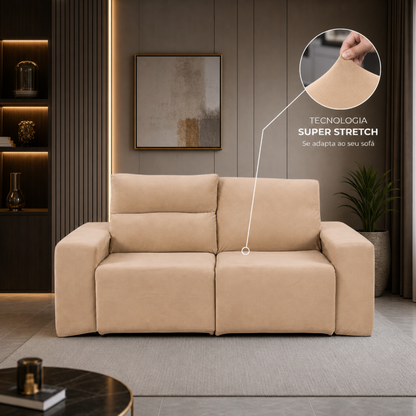 Capa para Sofá Retrátil 2 Lugares Super Luxo Manta Soft NOXHome