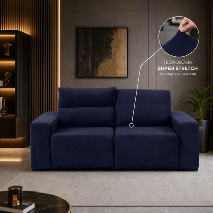 Capa para Sofá Retrátil 2 Lugares Super Luxo Manta Soft NOXHome