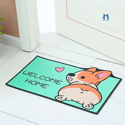 Tapete Capacho Porta de Entrada NOXHome | Estampado Pet Antiderrapante 40x60cm