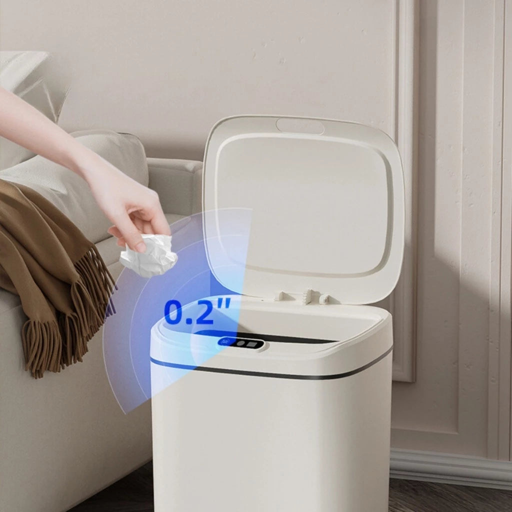Lixeira Automática com Sensor NOXHome | Abertura por Aproximação Touch e Vibração 16L