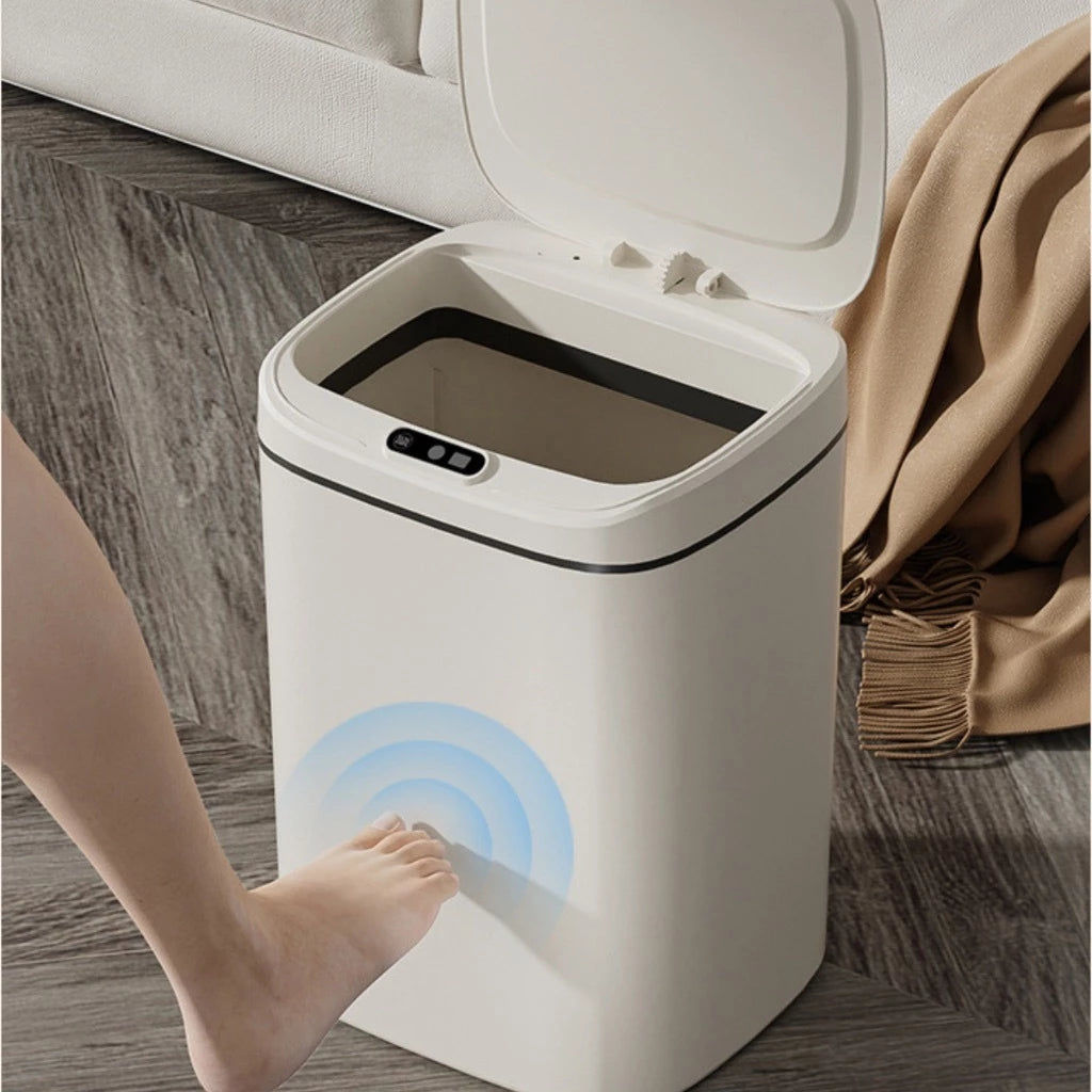 Lixeira Automática com Sensor NOXHome | Abertura por Aproximação Touch e Vibração 16L