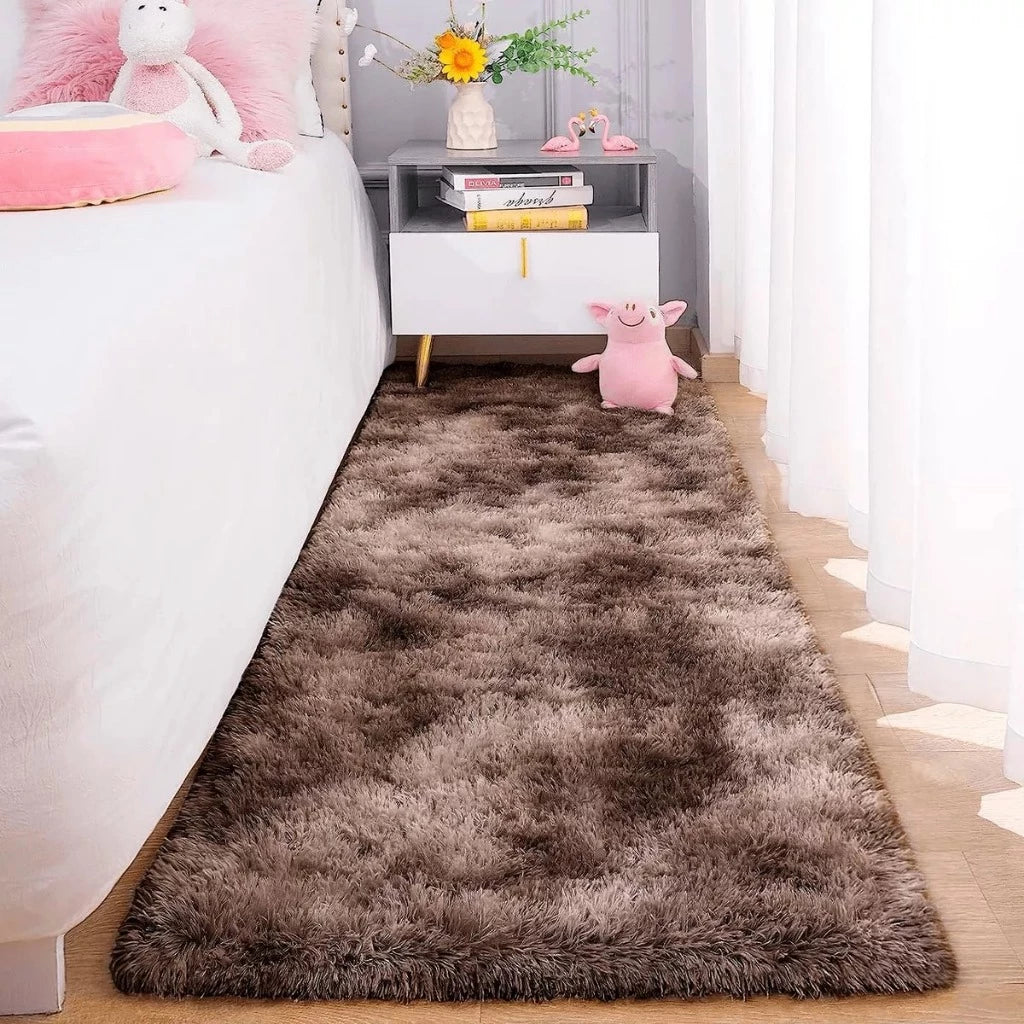 Tapete Passadeira Peludo Shaggy NOXHome | Felpudo Antiderrapante 2,00x0,60m