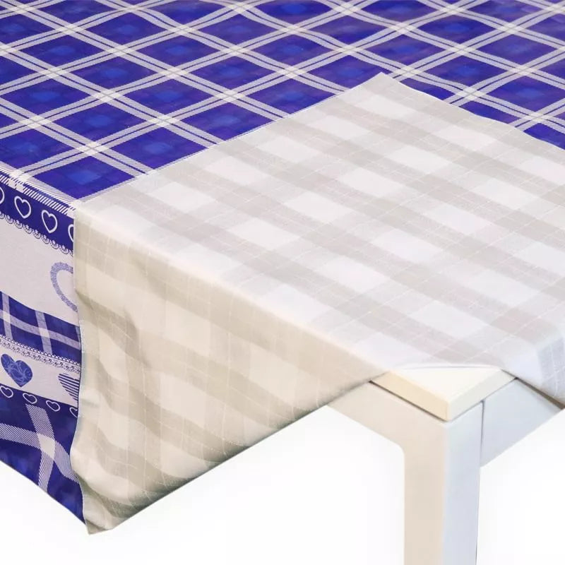Toalha de Mesa Dupla Face NOXHome | PVC Impermeável Reversível 4 a 12 Lugares – 2 em 1