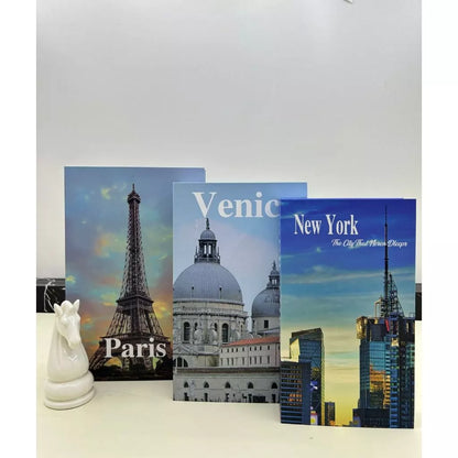 Livros Decorativos NOXHome | Conjunto Organizador Decorativo com 3 Peças