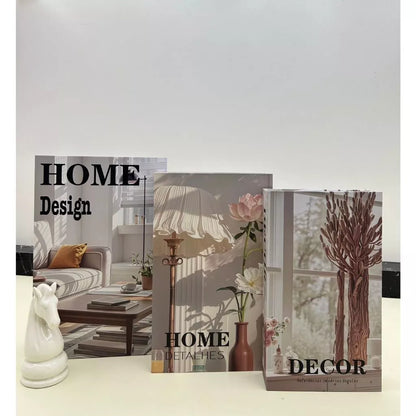 Livros Decorativos NOXHome | Conjunto Organizador Decorativo com 3 Peças