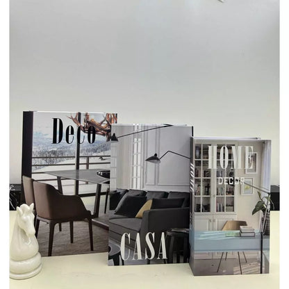 Livros Decorativos NOXHome | Conjunto Organizador Decorativo com 3 Peças