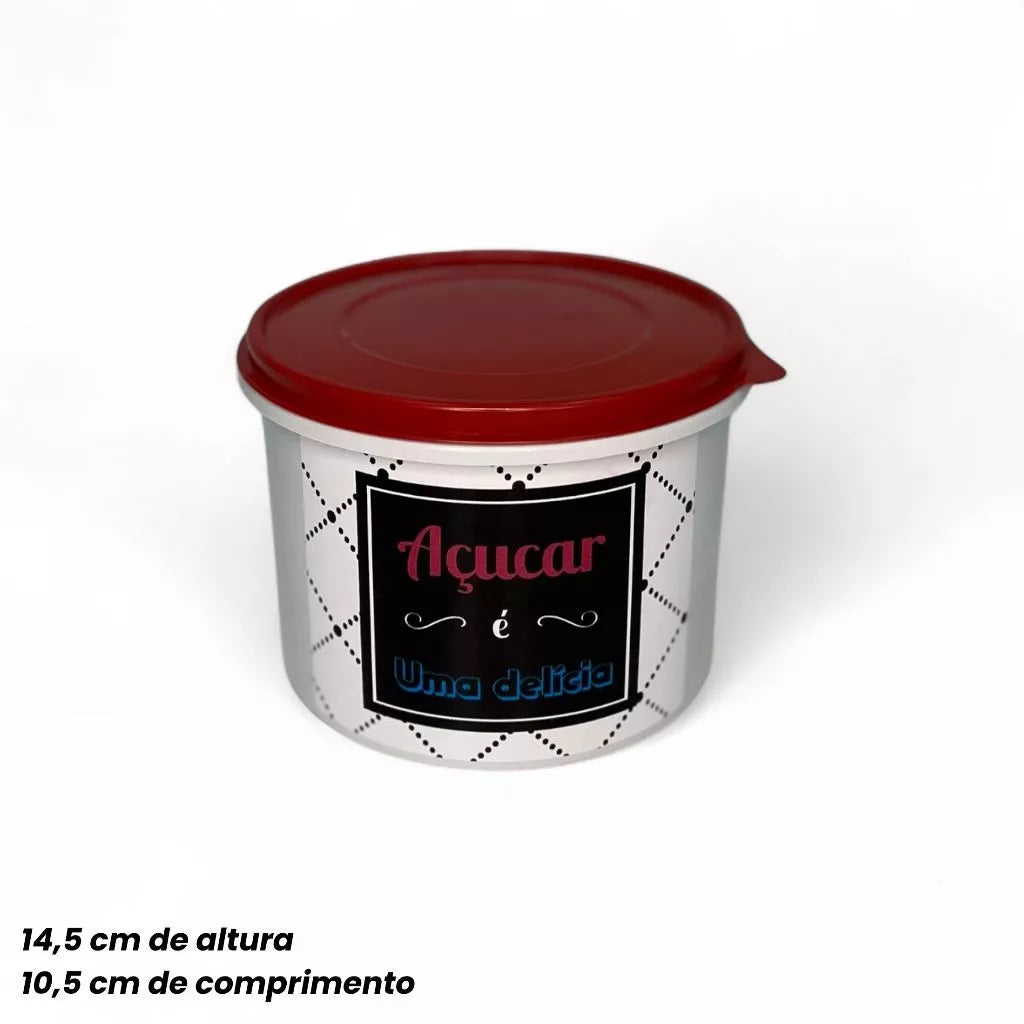 Kit Potes Mantimentos + Marmitas NOXHome | Hermético Livre de BPA – 9 Peças