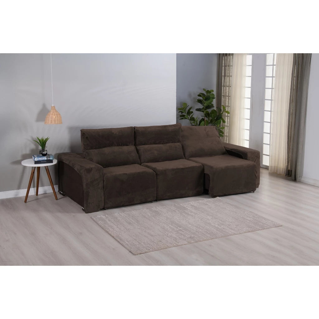 Capa para Sofá Retrátil 3 Lugares Super Luxo NOXHome | Manta Soft Elástica – Fácil de Colocar