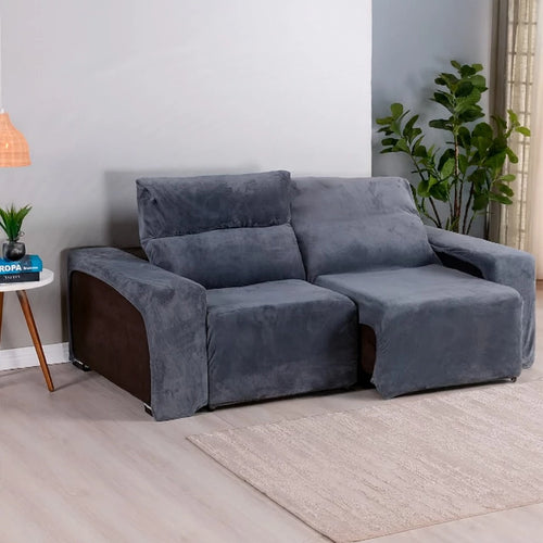Capa para Sofá Retrátil 2 Lugares Super Luxo NOXHome | Manta Soft Elástica – Fácil de Colocar