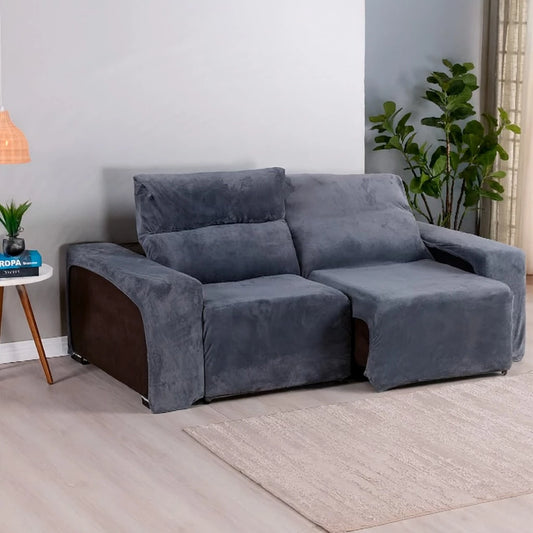 Capa para Sofá Retrátil 2 Lugares Super Luxo NOXHome | Manta Soft Elástica – Fácil de Colocar