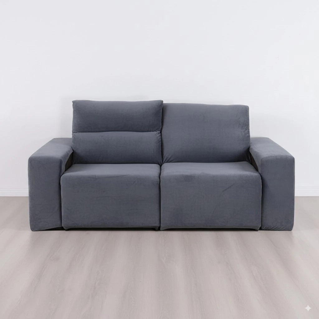 Capa para Sofá Retrátil 2 Lugares Super Luxo NOXHome | Manta Soft Elástica – Fácil de Colocar