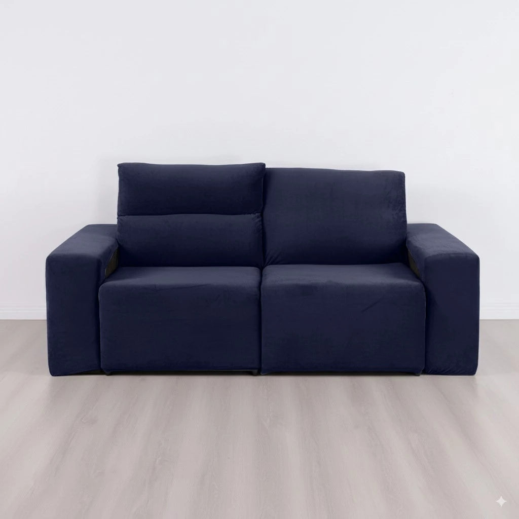 Capa para Sofá Retrátil 2 Lugares Super Luxo NOXHome | Manta Soft Elástica – Fácil de Colocar