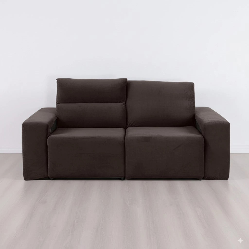 Capa para Sofá Retrátil 2 Lugares Super Luxo NOXHome | Manta Soft Elástica – Fácil de Colocar