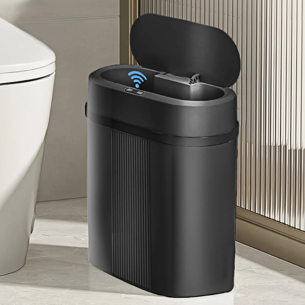 Lixeira Automática Sensor Inteligente NOXHome | Abertura Sem Toque IPX5 12L – Cozinha e Banheiro