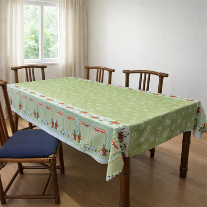 Toalha de Mesa Retangular NOXHome | Tecido Oxford 6 Lugares 2,00x1,40m – Fácil de Limpar