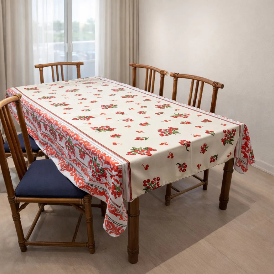 Toalha de Mesa Retangular NOXHome | Tecido Oxford 6 Lugares 2,00x1,40m – Fácil de Limpar
