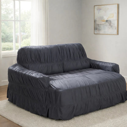 Capa de Sofá Retrátil 4 Lugares King NOXHome | Malha Gel Elástica com 21 Elásticos