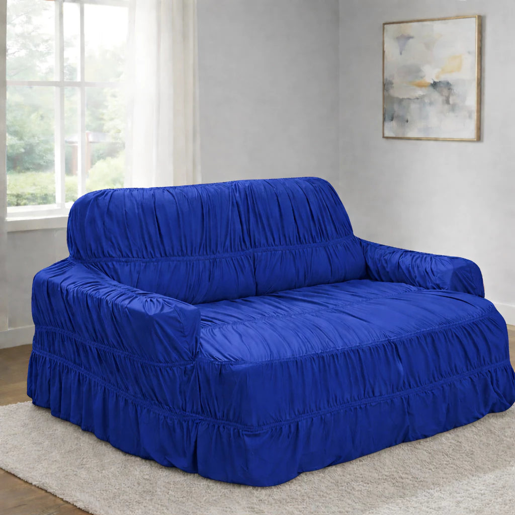 Capa de Sofá Retrátil 4 Lugares King NOXHome | Malha Gel Elástica com 21 Elásticos