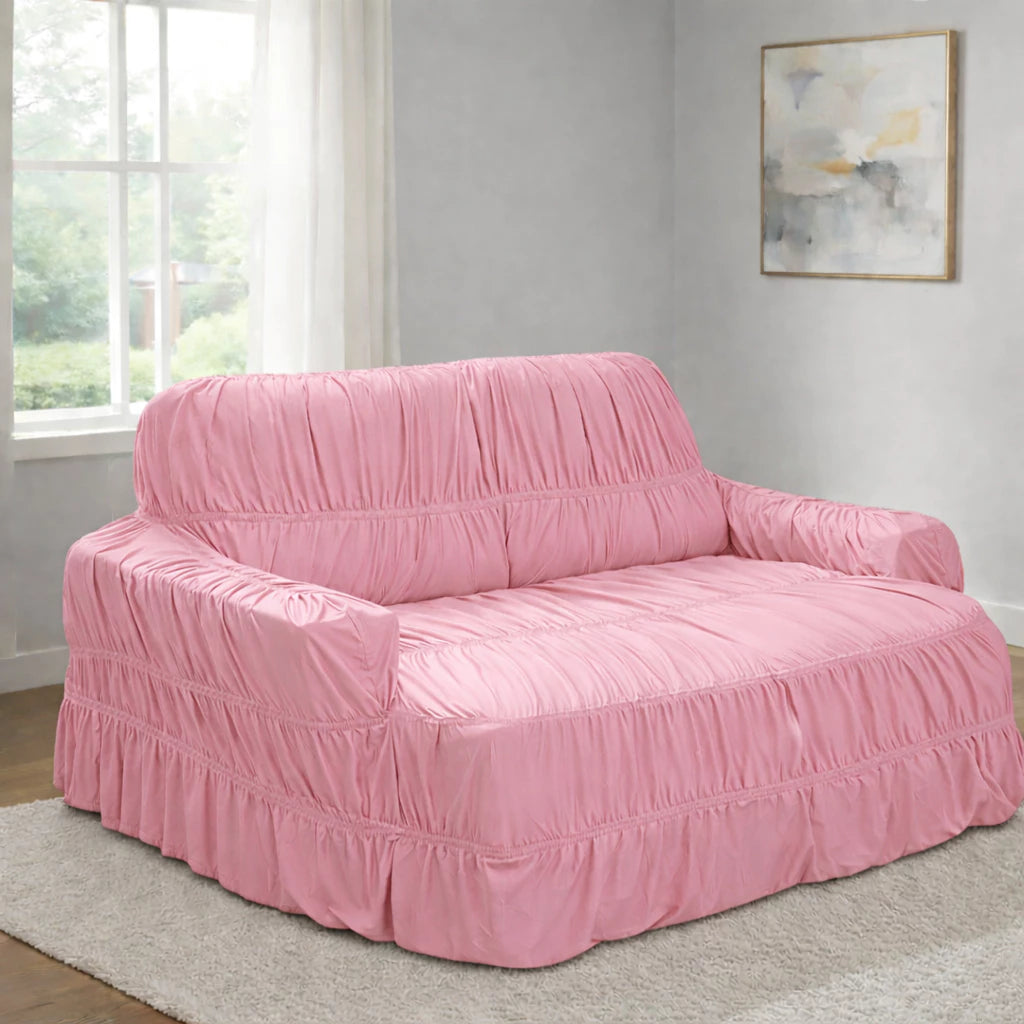 Capa de Sofá Retrátil 4 Lugares King NOXHome | Malha Gel Elástica com 21 Elásticos