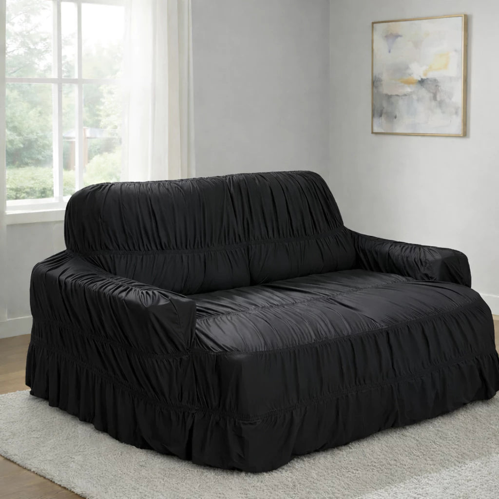 Capa de Sofá Retrátil 4 Lugares King NOXHome | Malha Gel Elástica com 21 Elásticos