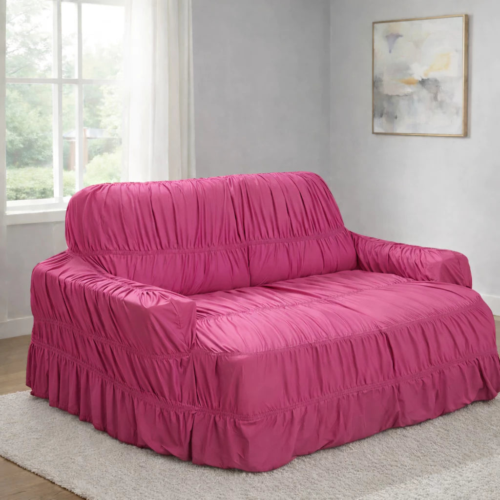 Capa de Sofá Retrátil 4 Lugares King NOXHome | Malha Gel Elástica com 21 Elásticos