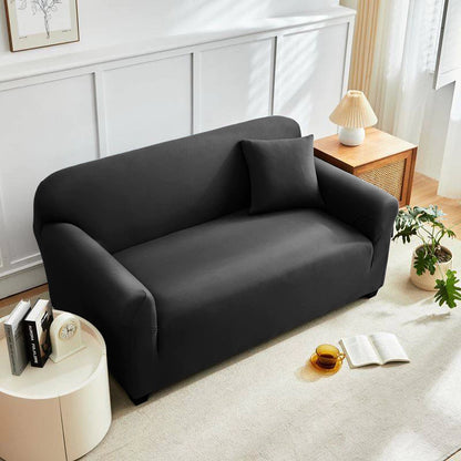 Capa de Sofá Coladinha Lisa NOXHome | Malha Gel Elástica Retrátil 2 Lugares – Aconchego e Elegância