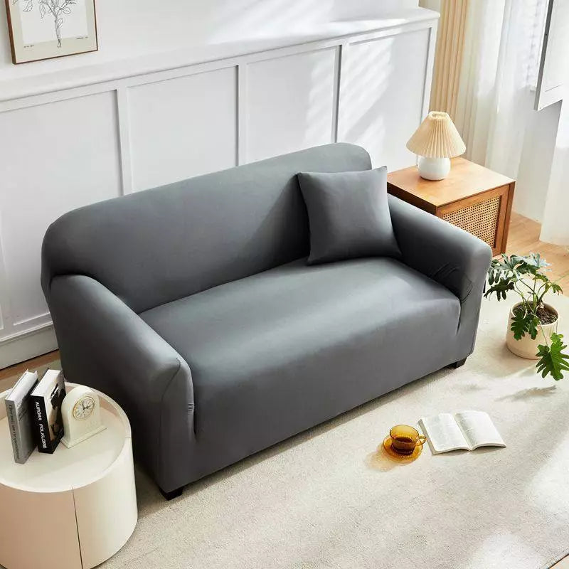 Capa de Sofá Coladinha Lisa NOXHome | Malha Gel Elástica Retrátil 2 Lugares – Aconchego e Elegância