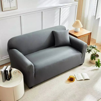 Capa de Sofá Coladinha Lisa NOXHome | Malha Gel Elástica Retrátil 2 Lugares – Aconchego e Elegância