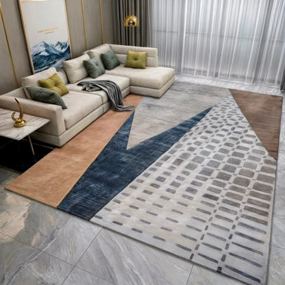 Tapete Belga Estampado NOXHome | Antiderrapante Sala e Quarto 1,50x1,00m – Coleção Exclusiva