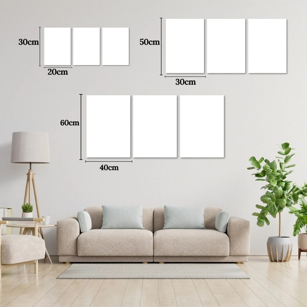 Trio de Quadros Decorativos Borboleta e Tulipa — visualização 5